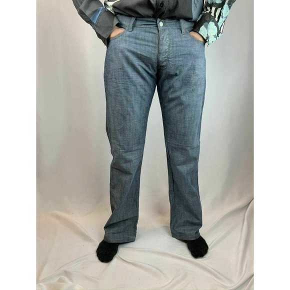 Armani Relaxed Fit Denim Jeans - Picture 1 of 10